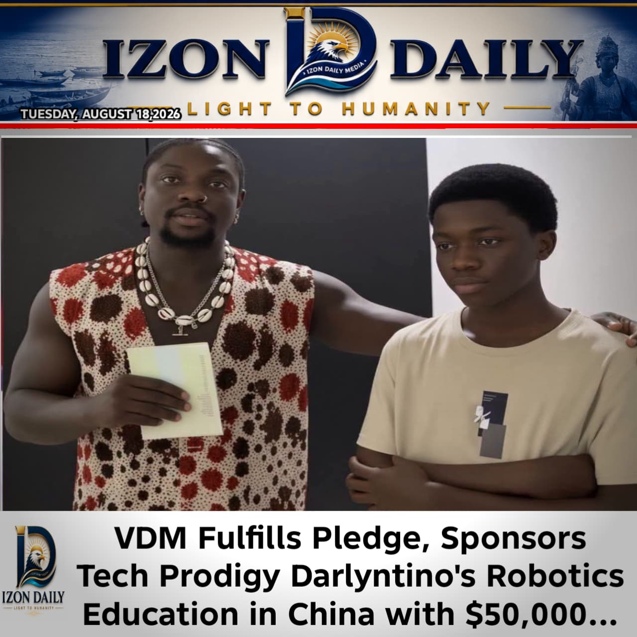 Izon Daily article image.